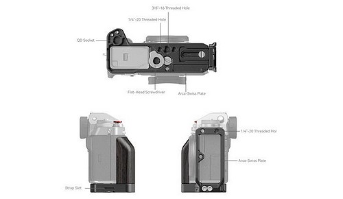 SmallRig 4137 L-Bracket für Fujifilm X-T5 - 1