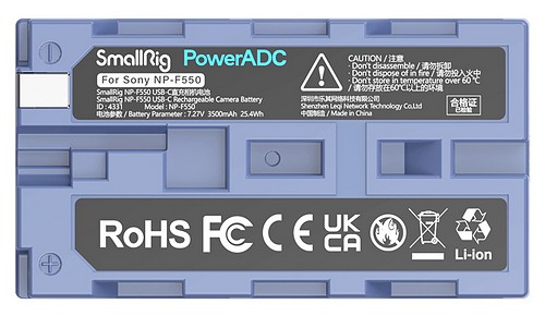 SmallRig 4331 NP-F550 USB-C (Sony) Akku - 2