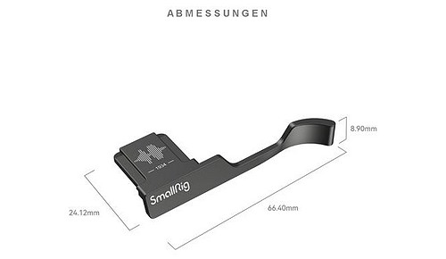 SmallRig 4559 Daumen-Griff schwarz für Fujifilm X100VI / X100V - 1