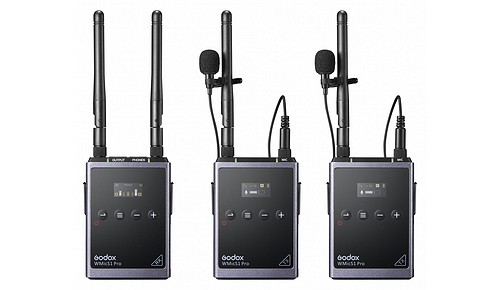 Godox WmicS1 Kit 2 - UHF Lavalier Mikrofon System - 1