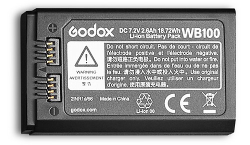 Godox WB100 Akku Ersatzakku für AD100 - 1