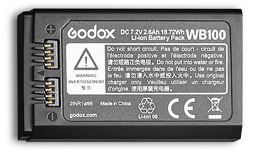 Godox WB100 Akku Ersatzakku für AD100