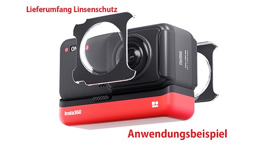 INSTA360 ONE RS/R klebbarer Linsenschutz - 4
