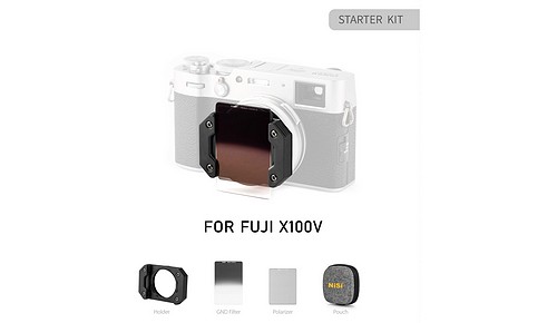 NiSi Fujifilm X100 Serie Starter Kit (Halter, Medium GND8, Polfilter, Tasche) - 1
