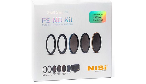 NiSi FS ND Kit (FS ND8, 64und 1000) für 86/95mm - 1