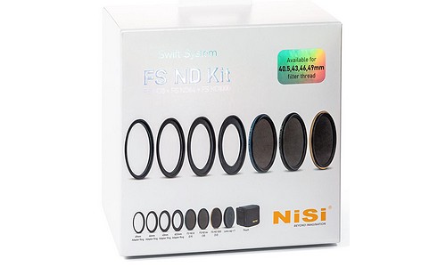 NiSi FS ND Kit (FS ND8, 64und 1000) für 40.5/43/46/49mm