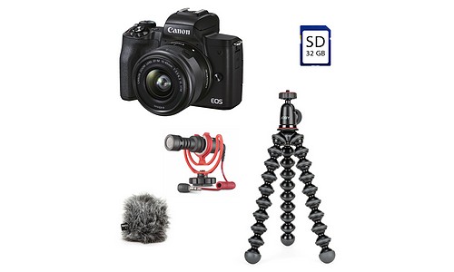 Canon EOS M50 II + 15-45 IS STM + VLogger Kit