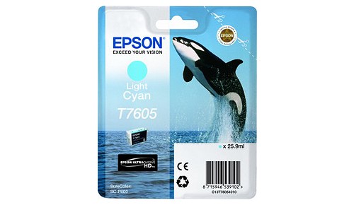 Epson T7605 light cyan Tinte - 1