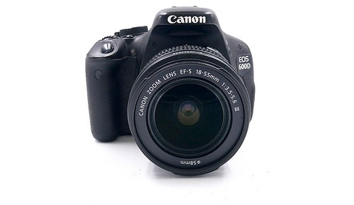 Gebraucht, Canon EOS 600D + EF-S 18-55mm 1:3.5-5.6 - 1