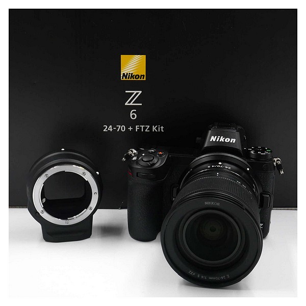 Gebraucht, Nikon Z6 + 24-70/4,0 + FTZ-Adapter